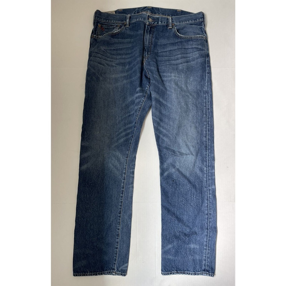Polo Ralph‎ Lauren Mens Jeans Size 38x34 Medium Wash Denim Straight Leg